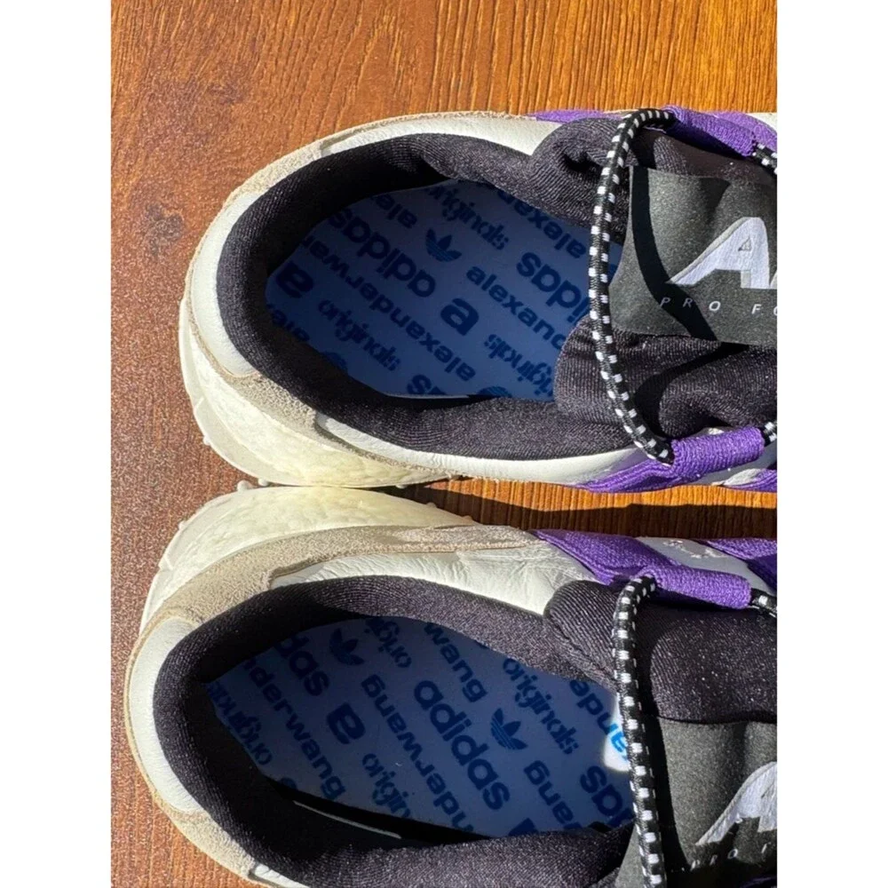Adidas ALEXANDER WANG AW Turnout Trainer White Purple US 10.5